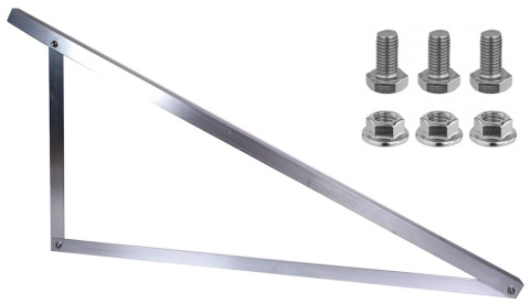 Ekierka / Trójkąt montażowy 15° orientacja pionowa duży Ekierka / Trójkąt montażowy 15° orientacja pionowa duży