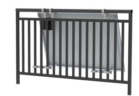 Konstrukcja balkonowa z pojedynczą regulacją do montażu paneli słonecznych 10°-30° (TYP2) Konstrukcja balkonowa z pojedynczą regulacją do montażu paneli słonecznych 10°-30° (TYP2)