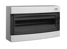 NOARK Rozdzielnica plastikowa natynkowa przezr. drzwi 1x18 PNS 18T (101499)