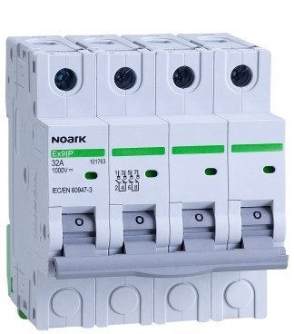 NOARK Rozłącznik izolacyjne DC Ex9IP 4P 32A (101763) NOARK Rozłącznik izolacyjne DC Ex9IP 4P 32A (101763)