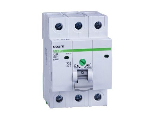 NOARK Rozłącznik izolacyjny modułowy 3P 63A AC (100876) NOARK Rozłącznik izolacyjny modułowy 3P 63A AC (100876)