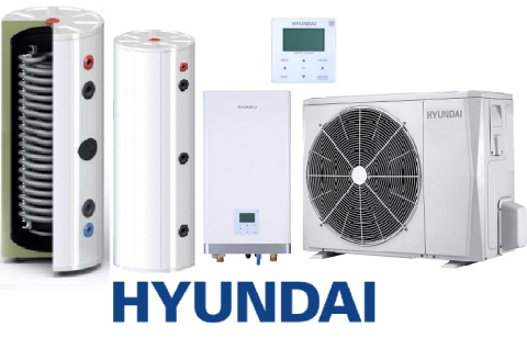 Wärmepumpen-Set: HYUNDAI Split 10kW+ SL 130L Pufferspeicher + SOLITANK 245L Warmwasserspeicher mit 3,83m2 Register Wärmepumpen-Set: HYUNDAI Split 10kW+ SL 130L Pufferspeicher + SOLITANK 245L Warmwasserspeicher mit 3,83m2 Register