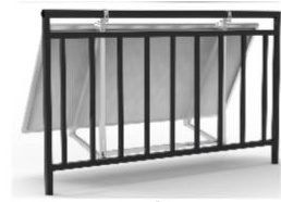 Balcony construction with double adjustment for mounting solar panels 22°-50° (TYPE1) Balcony construction with double adjustment for mounting solar panels 22°-50° (TYPE1)