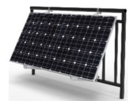 Balkonowa konstrukcja z podwójną regulacją do montażu paneli słonecznych 22°-50° (TYP2)