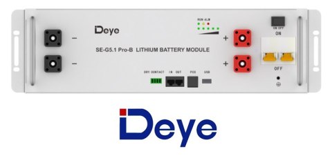 DEYE Batterie SE-G5.1-Pro-B 51.2V 100Ah 5.12kWh (Niederspannung)
