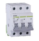 NOARK 3P overcurrent circuit breaker Type C 40A 6kA AC (100147)