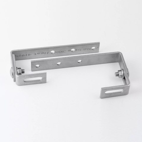 Uchwyt J: 190*30*4mm regulowany Typ:2 Uchwyt J: 190*30*4mm regulowany Typ:2