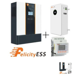 Felicity: Zestaw Inwerter hybrydowy T-REX-5KLP1G01 + Bateria FLA48100 5,12kWh + Smart Meter (niskonapięciowy)