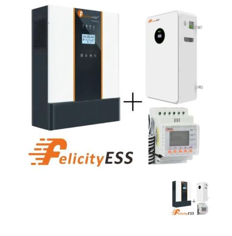 Felicity: Zestaw Inwerter hybrydowy T-REX-5KLP1G01 + Bateria FLA48100 5,12kWh + Smart Meter (niskonapięciowy)