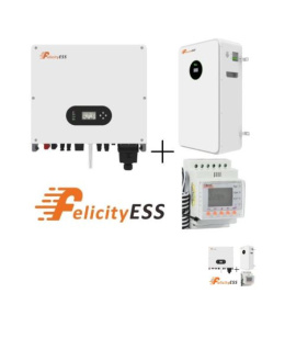 Felicity: Zestaw Inwerter hybrydowy T-REX-6KLP1G01 + Bateria FLA48200 10,5kWh + Smart Meter (niskonapięciowy)