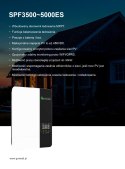 GROWATT Falownik Off-grid SPF 3500ES, 48VDC MPPT 80A, WiFi GROWATT Falownik Off-grid SPF 3500ES, 48VDC MPPT 80A, WiFi