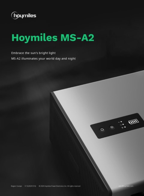 HOYMILES Batterie MS-H2. 2.24kWh 60V HOYMILES Batterie MS-H2. 2.24kWh 60V