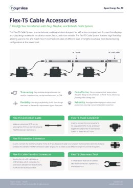 HOYMILES MIT FLEX-T5 AC 3F connector unlock key