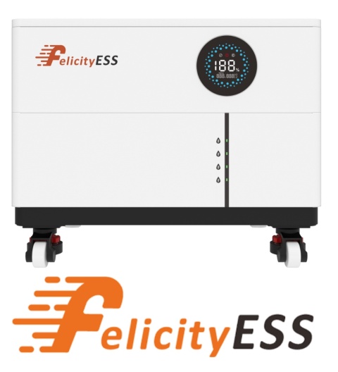 Felicity: Zestaw Bateria LUX-X-48100LG01-2 10.24kWh 100Ah (niskonapięciowy)