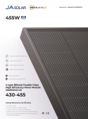 JA SOLAR JAM54D41 BIFACIAL 445W LB Full black MC4 (N-Type)