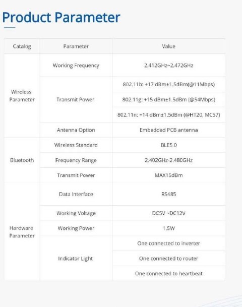 DEYE Moduł komunikacyjny LSW-5 Wi-Fi
