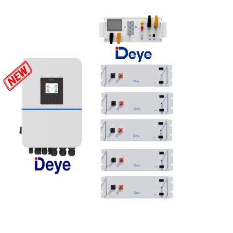 DEYE: SUN-10K-SG01HP3 Hybrid-Wechselrichter-Kit + BOS-G PRO 25.6k Wh Batterie + BOS-G-PDU-2 Steuereinheit (Hochspannung)