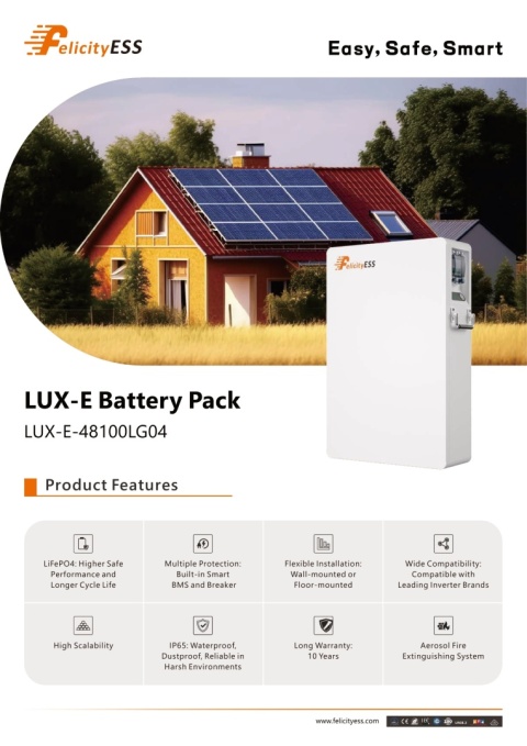 Felicity Bateria LPBA48100-OL 5,12kWh 51,2V (IP65) (niskonapięciowy)