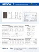 JA SOLAR JAM54D40 460W LR Czarna rama MC4 Monofacial (N-Type)