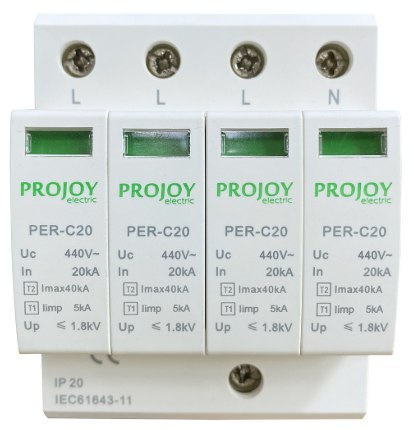 PROJOY Ogranicznik przepięć do systemów PV PER-C30 T2 275V AC 4P (303355)
