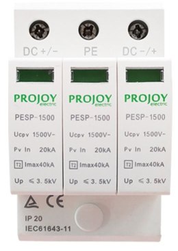 PROJOY Ogranicznik przepięć do systemów PV PESP-1500 T2 1500V DC 3P (312894)