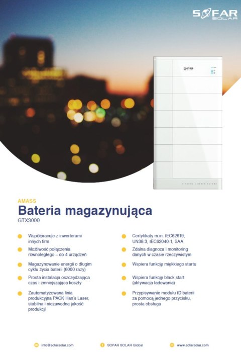 SOFAR GTX 3000-BCU master controller SOFAR GTX 3000-BCU master controller