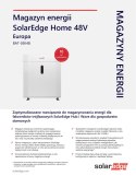 SolarEdge Home Battery 48V 23kWh zestaw(zawiera 4*kable,1*obudowa górna, 1*podstawę) SolarEdge Home Battery 48V 23kWh zestaw(zawiera 4*kable,1*obudowa górna, 1*podstawę)