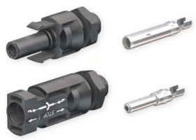 MULTI-CONTACT Konektor MC4 wtyk + gniazdo 4-6MM2 do zabudowy w rozdzielni