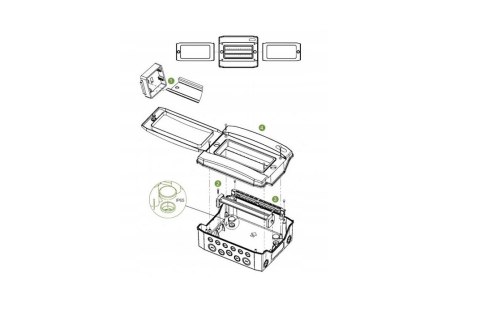 NOARK Rozdzielnica plastikowa N/T hermetyczna 1X18M PHS IP65 18T 1000V (113263)