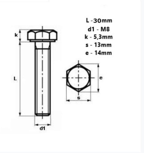 Sechskantschraube A2 M10*30mm Sechskantschraube A2 M10*30mm