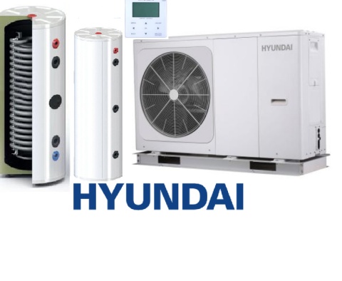 Zestaw Pompa Ciepła HYUNDAI Monoblok 10kW + Zbiornik buforowy SL 130L + SOLITANK Zasobnik stojący CWU 245L z wężownicą 3.83m2 Zestaw Pompa Ciepła HYUNDAI Monoblok 10kW + Zbiornik buforowy SL 130L + SOLITANK Zasobnik stojący CWU 245L z wężownicą 3.83m2